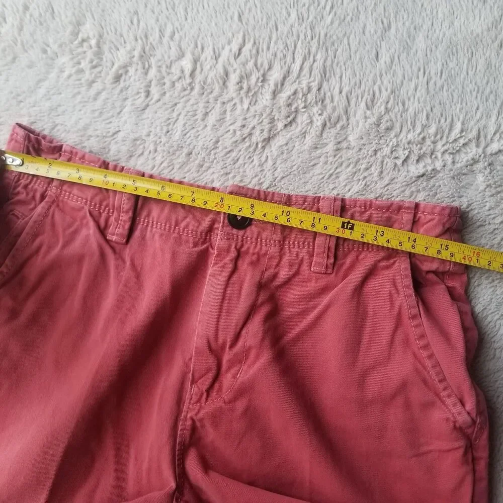 American Eagle Chino Shorts Men's 29 Faded Red Jean 11